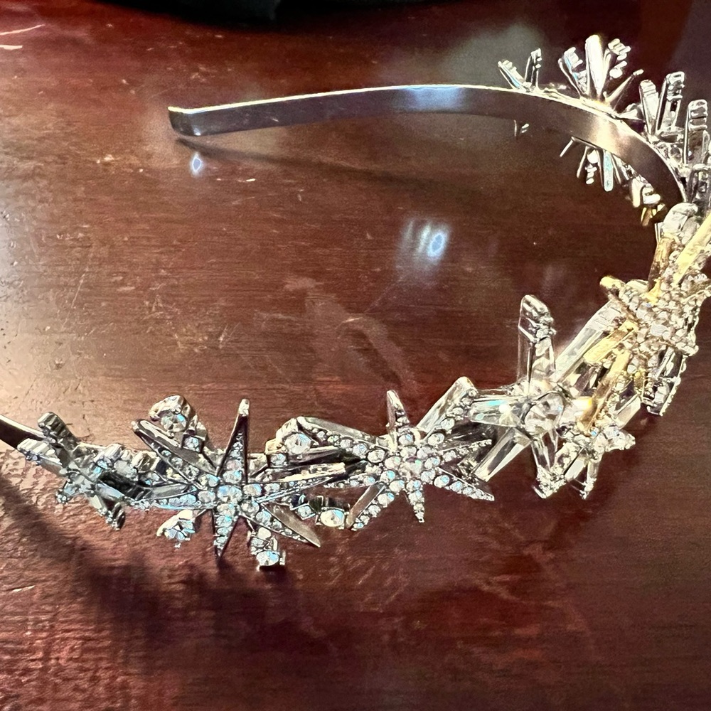 WHBM Silver & Gold Star headband